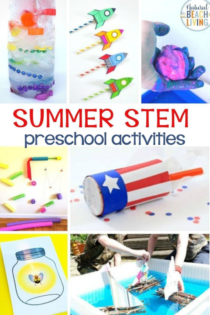 22 Summer STEM Preschool Activities Natural Beach Living Preschool  - Summer Science Worksheets For Preschoolers