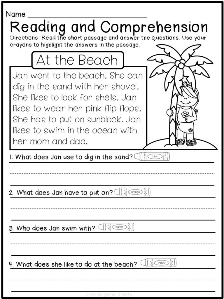 2Nd Grade Summer Reading List - Summer Reading Comprehension Worksheet 2Nd Grade