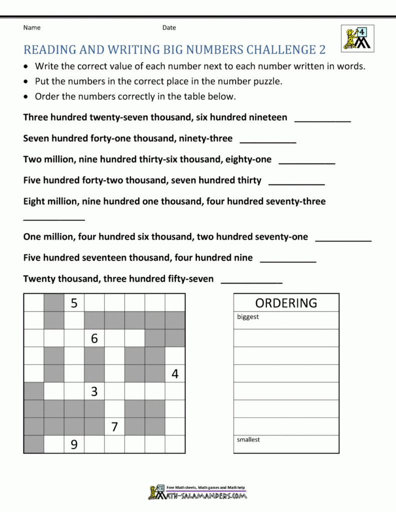 4th Grade Fun Worksheets - Free Summer Practice Worksheets For 4Th Grade