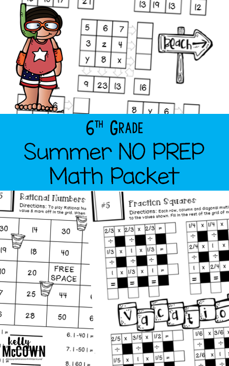 6th Grade Summer Math Worksheet - Summer Math Worksheets Entering 6Th Grade