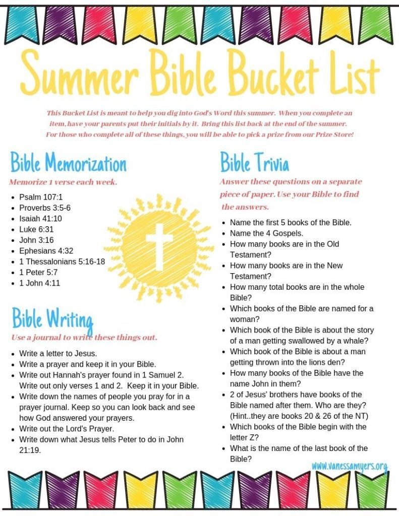 7 Summer Bible Activities For Kids Artofit - Summer Bible Worksheets