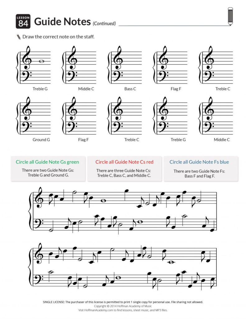 Beginner Piano Worksheets Pdf Free - Summer Piano Worksheets Free