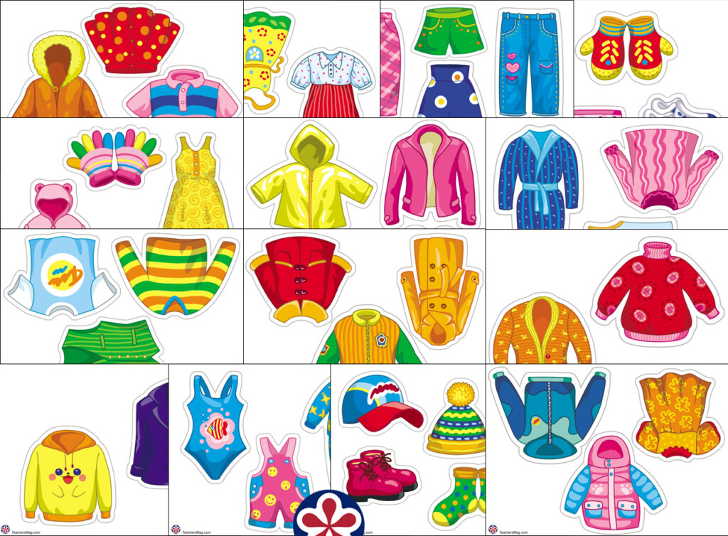 Clothes Worksheets TeachersMag - Summer Clothes Worksheets Preschool