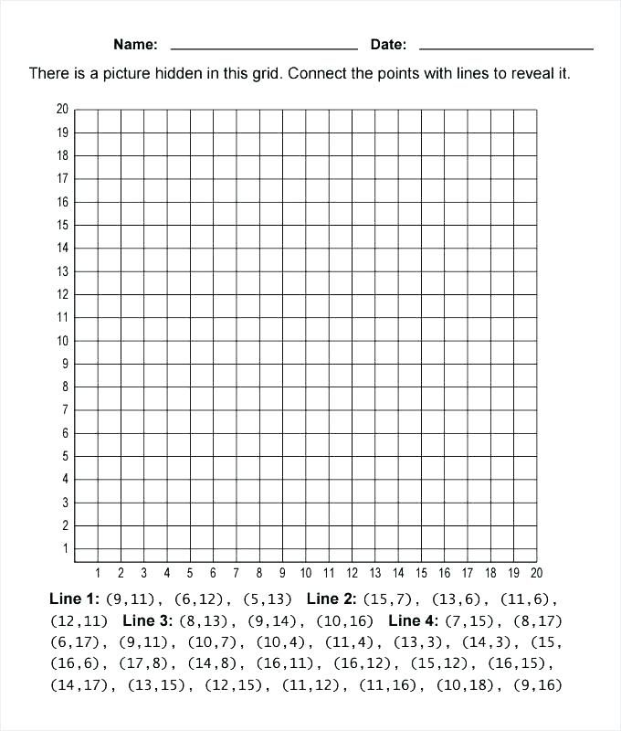 Coordinate Grid Mystery Picture Printable Free Printable Templates - Graphing Picture Worksheet Mystery Picture Summer