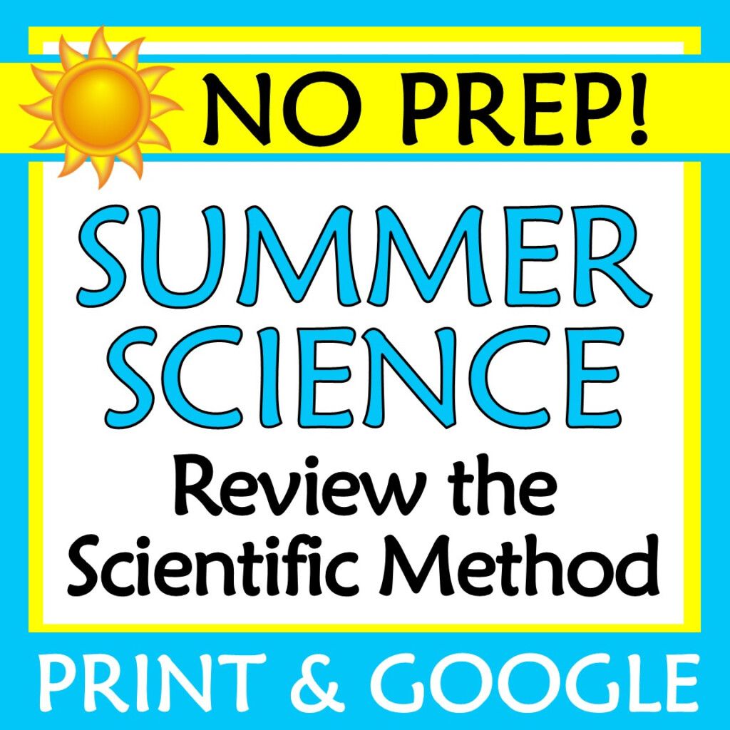 End Of Year Summer Science Worksheet Activity Hypothesis Variables  - Summer Science Worksheets For Preschoolers