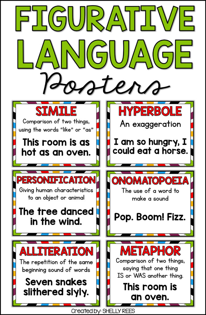 Figurative Language Worksheet For 4th Graders - All Summer In A Day Figurative Language Worksheet