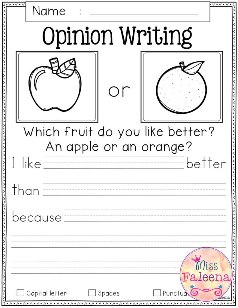 Free 1st Grade Writing Worksheets - Summer Writing Worksheets For 1St Grade