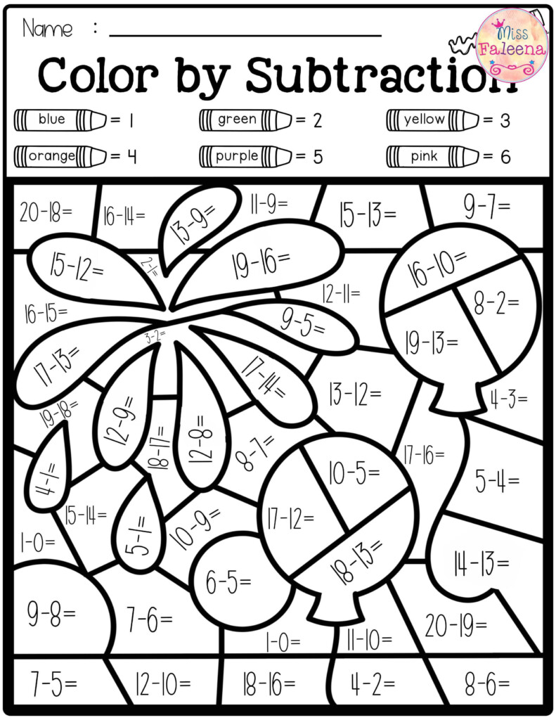 Free Color By Code Math Worksheets - Is It Summer Yet Math Worksheet Answers No Color