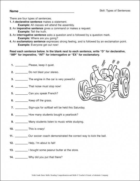 Free Printable 6th Grade English Worksheets - Summer English Worksheets 6 Grade