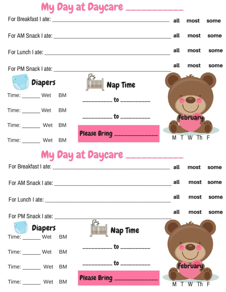 Free Printable Daycare Worksheets - Summer Daycare Worksheets