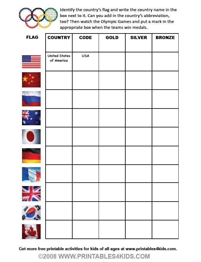 Free Printable Olympic Worksheets Printable Word Searches - Summer Olympic Worksheets Free