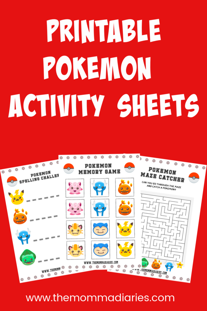 Free Printable Pokemon Activity Sheets - Pokemon Summer Time Packet Work Worksheets