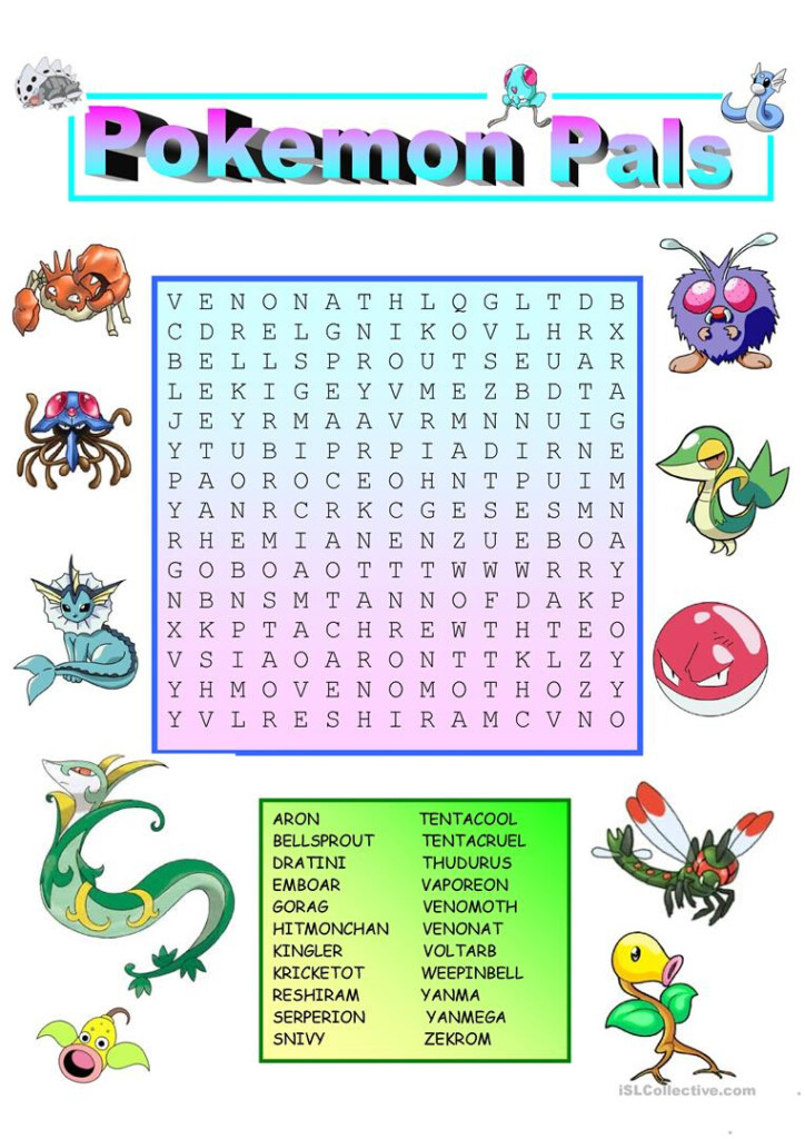 Free Printable Pokemon Activity Sheets - Pokemon Summer Time Packet Work Worksheets