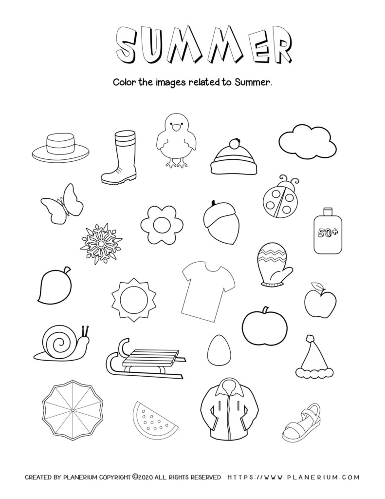 Free Printable Summer Activity Sheets - This Summer I Want To Worksheet