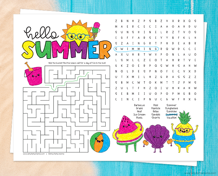 Free Printable Summer Activity Sheets - Is It Summer Yet Worksheet