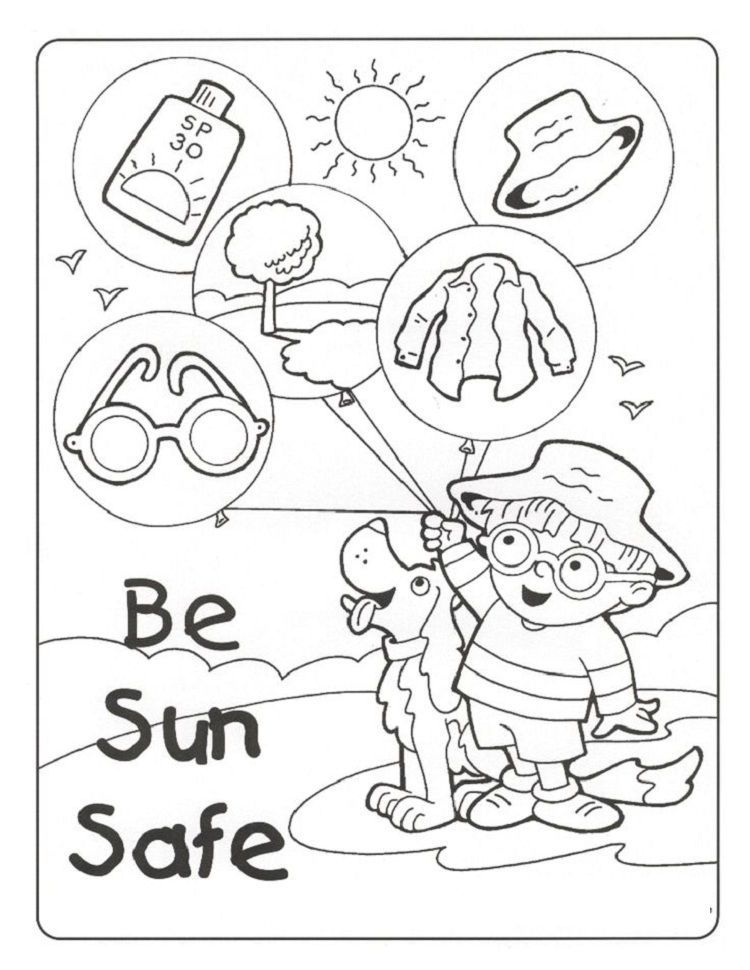 Free Printable Sun Safety - Free Printable Summer Safety Worksheets