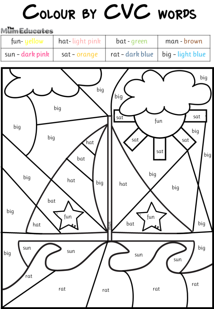 Free Summer Colour By Code Worksheets The Mum Educates - Summer Color Code Worksheet