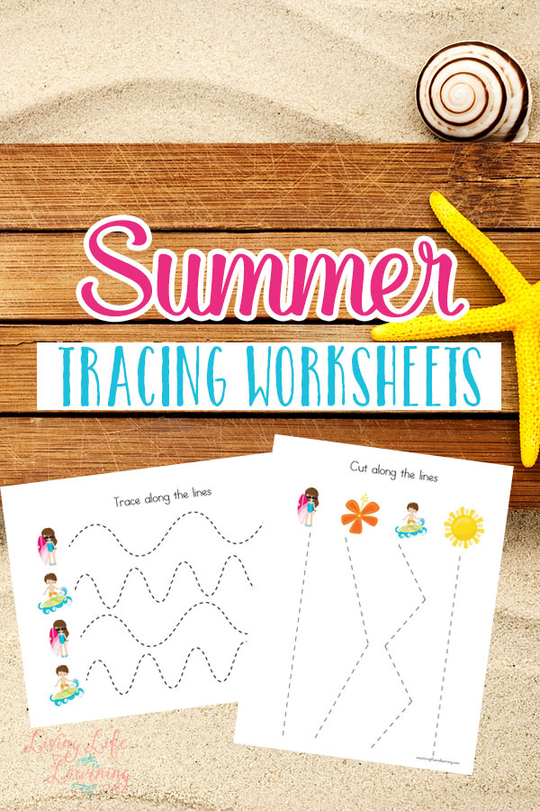 FREE Summer Tracing Worksheets - Free Tracing Worksheets Summer