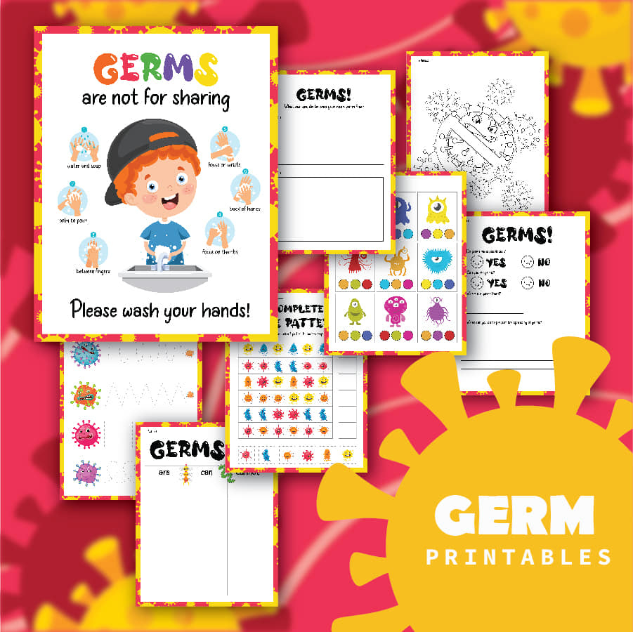 Germ Activity For Kids Free Printable Science With Ayan - Std Worksheet Germs 101 Summer 2024