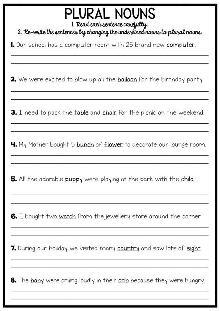 Grade 6 English Worksheets Pdf English Grammar Exercises 6th Grade  - Summer English Worksheets 6 Grade