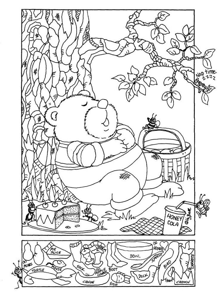 Hidden Pictures Worksheet Kindergarten Summer - Hidden Pictures Worksheets Summer