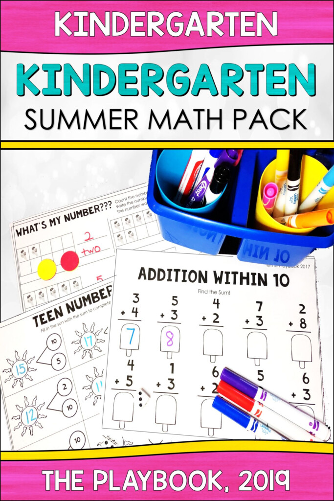 Kindergarten Summer Worksheet Packets - Kindergarten Math Worksheet Summer Packets