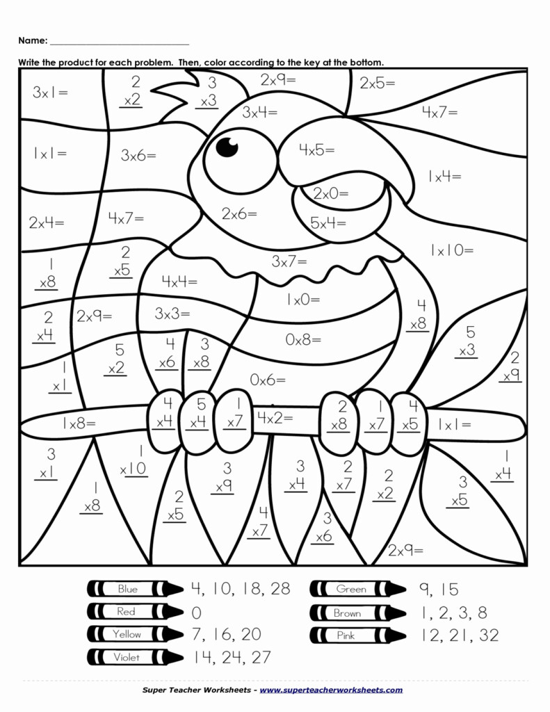 Math Coloring Pages For Second Grade - Math Coloring Worksheets 2Nd Grade Summer