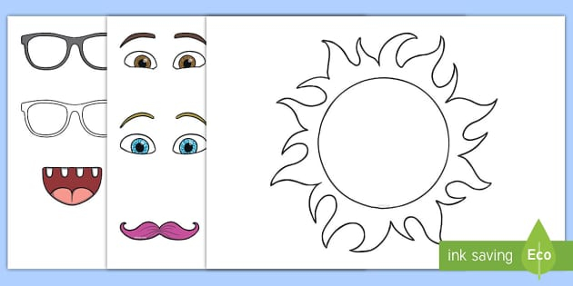 Mr Sun Summer Art Worksheet Worksheet - Summer Art Worksheets