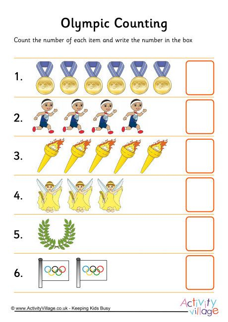 Olympic Counting 2 Summer Olympics Preschool Olympic Games For Kids  - Summer Olympics Math Worksheets