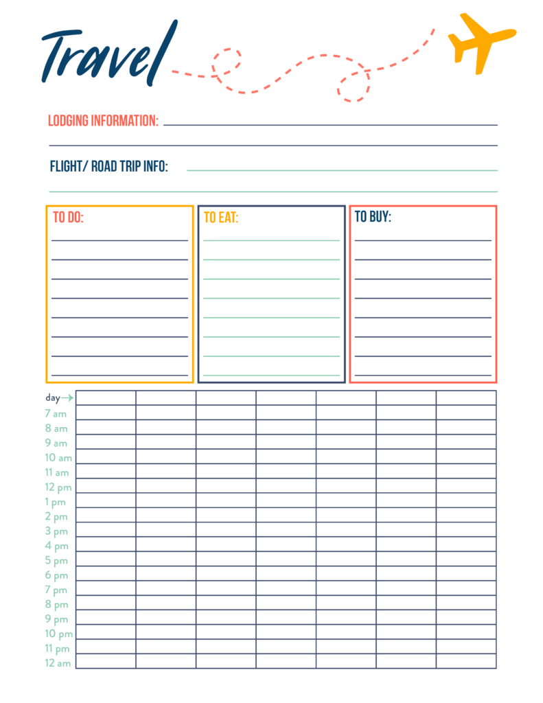 Planning A Trip Worksheets Pdf - Summer Day Activities Trip Worksheets