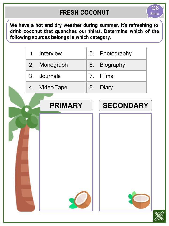 Primary And Secondary Data Summer Solstice Themed Math Worksheets - Summer Solstice Worksheet