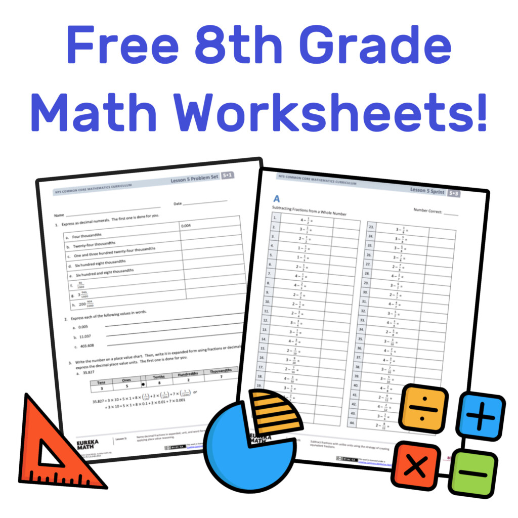 Printable 8th Grade Math Worksheets - 8Th Grade Summer Worksheets