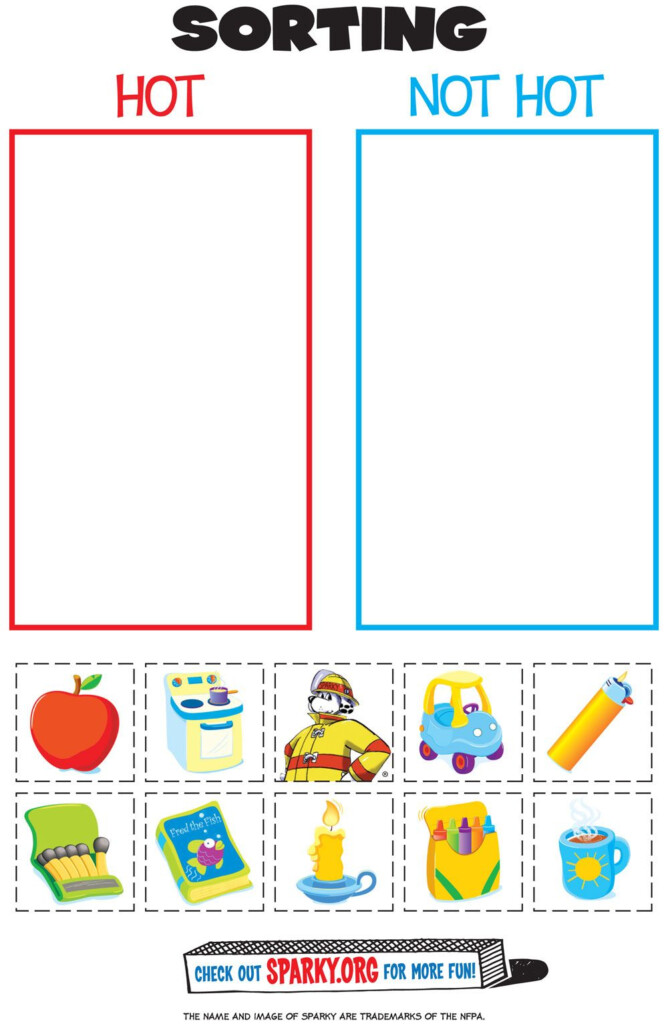 Printable Fire Safety Worksheet - Summer Of Fire Worksheet