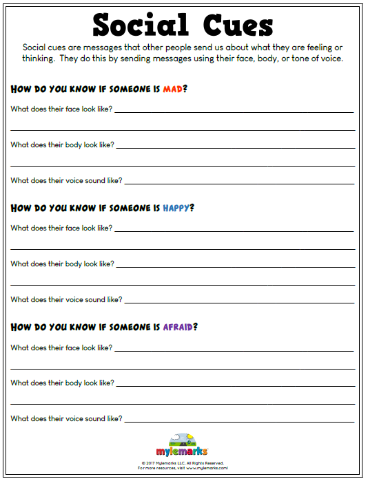 Printable Social Skills Worksheets - Summer Goals Social Skills Worksheets