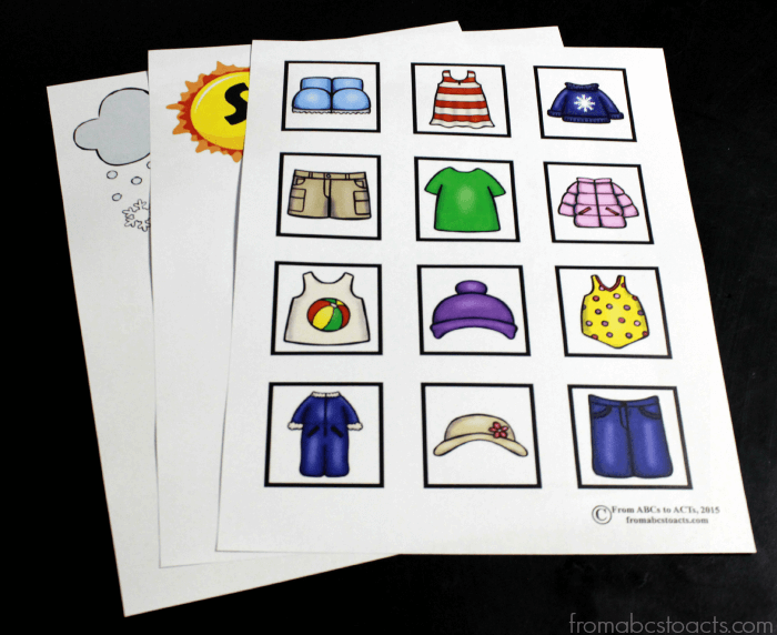 Printable Summer And Winter Clothing Sort From ABCs To ACTs - Winter Summer Clothing Sort Worksheet