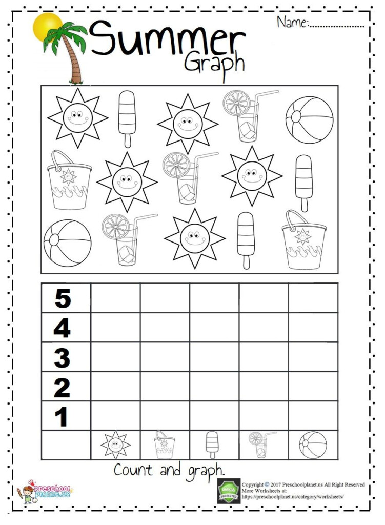 Printable Summer Graph Worksheet While The Summer Is Coming We Prepared  - Summer Graphing Worksheet