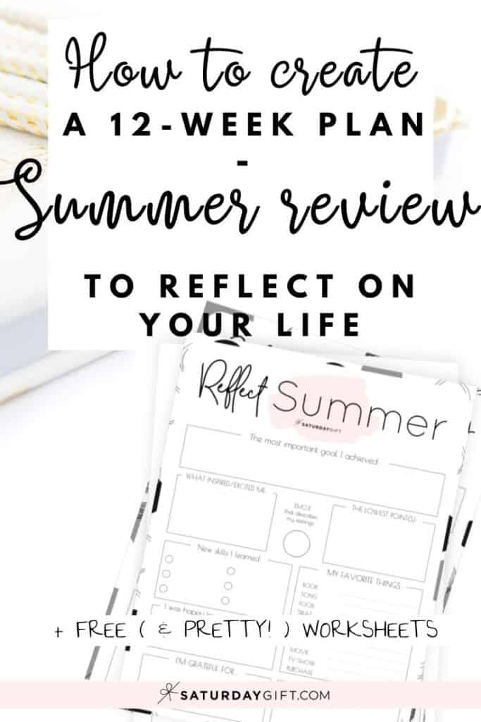 Review Your Life With The Summer Reflection Worksheet Free Printable  - Summer Reflection Worksheet