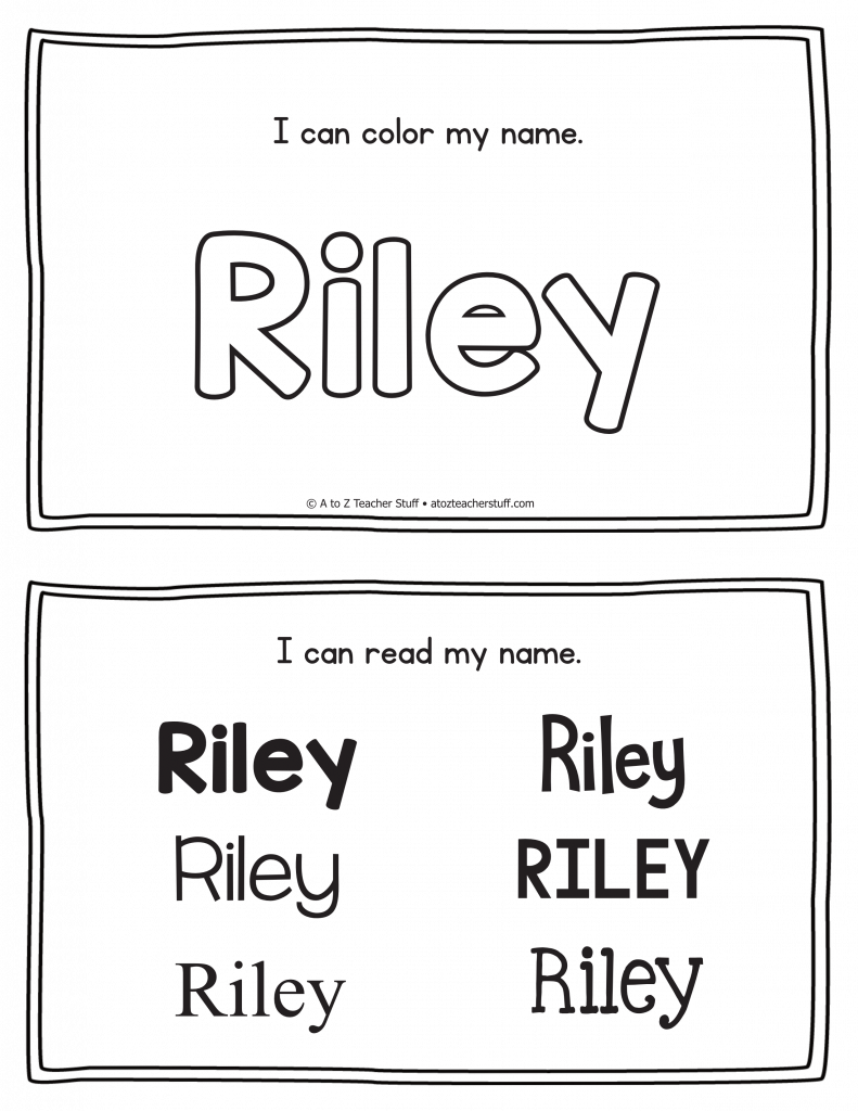 Riley Name Printables For Handwriting Practice A To Z Teacher Stuff  - Summer Of Riley Worksheets