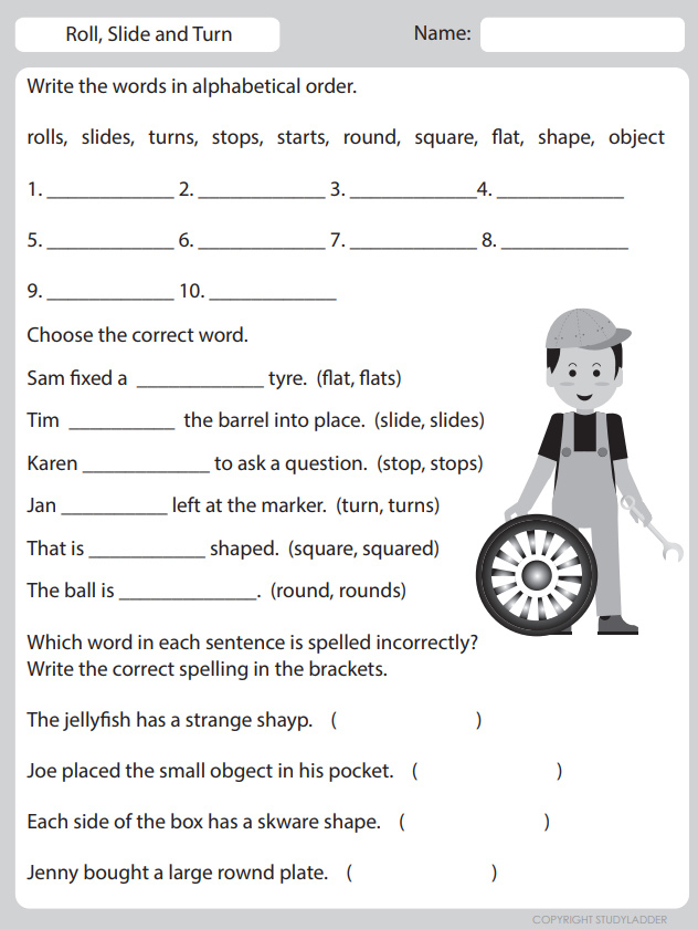 Roll Slide And Turn Studyladder Interactive Learning Games - Academic Summer Slide Worksheets