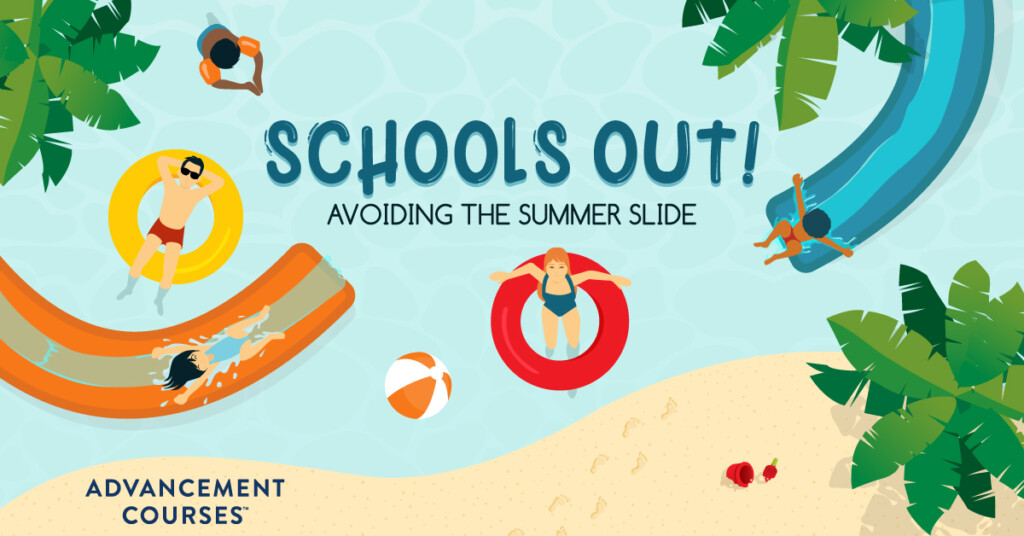 School s Out Avoiding The Summer Slide Infographic Advancement Courses - Avoid Summer Slide Blog Hang Worksheet