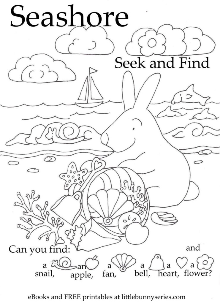 Seashore Seek And Find PDF Summer Preschool Free Preschool Preschool  - Preschool Worksheet Season Seek And Find Summer