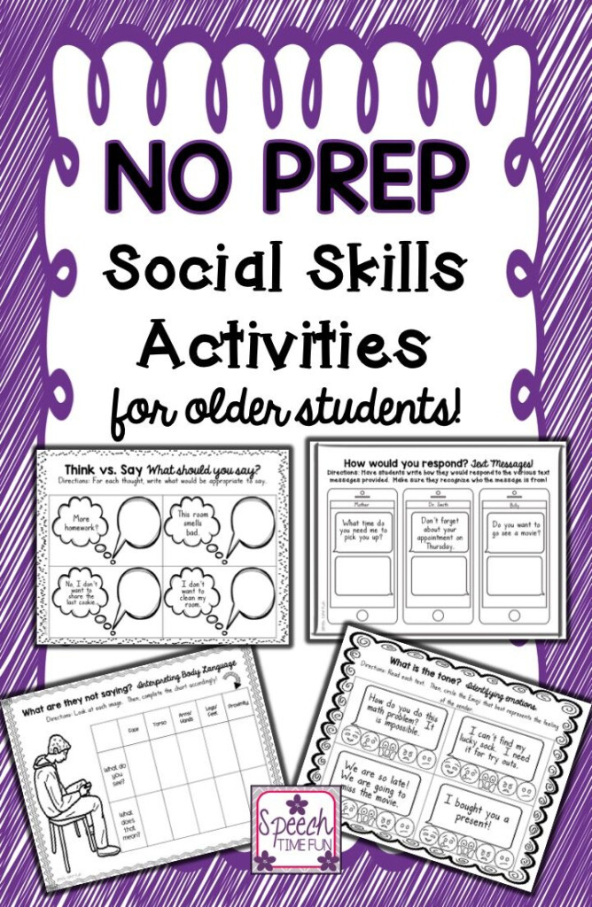 Social Skills Activities Worksheets - Free End Of Year Social Skills Worksheets Summer Planning