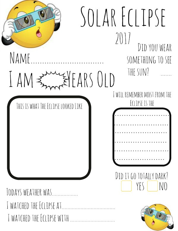 Solar Eclipse 2024 Free Printable Worksheets - Summer 2024 Worksheet For Children