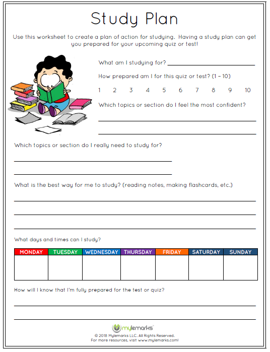 Study Skills And Academic Success Worksheets SkillsWorksheets - Summer Academic Worksheets