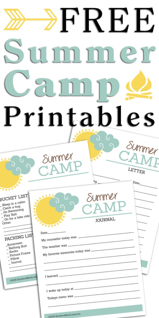 Summer Camp Free Printable Worksheets - Free Summer Camp Worksheets