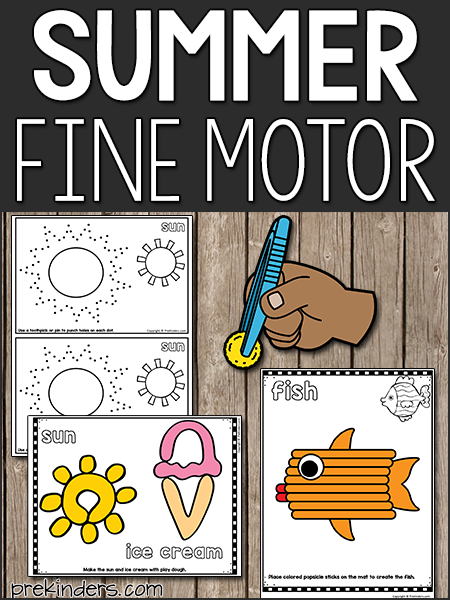 Summer Fine Motor Activities LaptrinhX News - Summer Fine Motor Worksheets