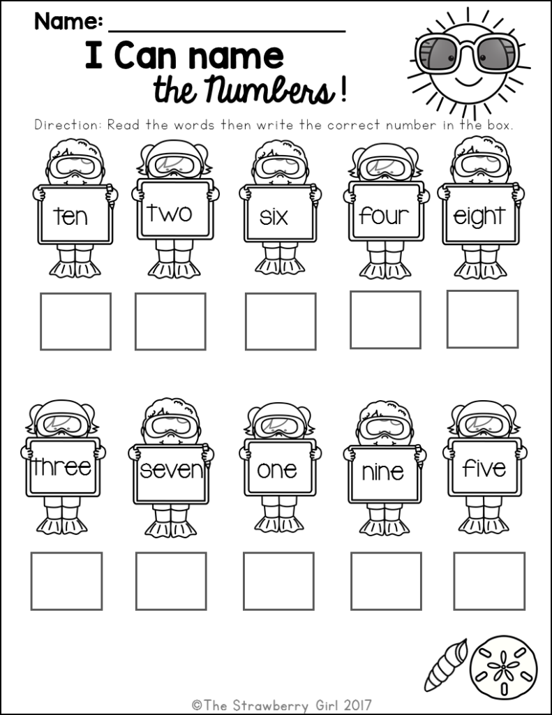 Summer First Grade Review Printables - Worksheets Review 1St Grade Summer