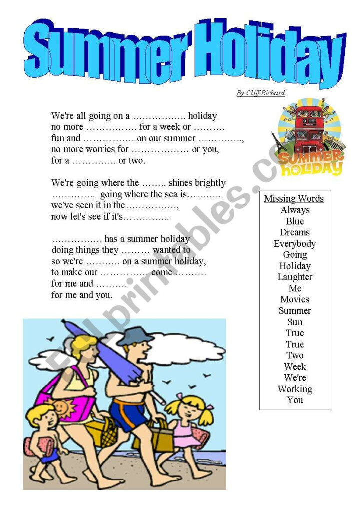 Summer Holiday Worksheet For Kindergarten - Summer Holiday Worksheet For Kindergarten