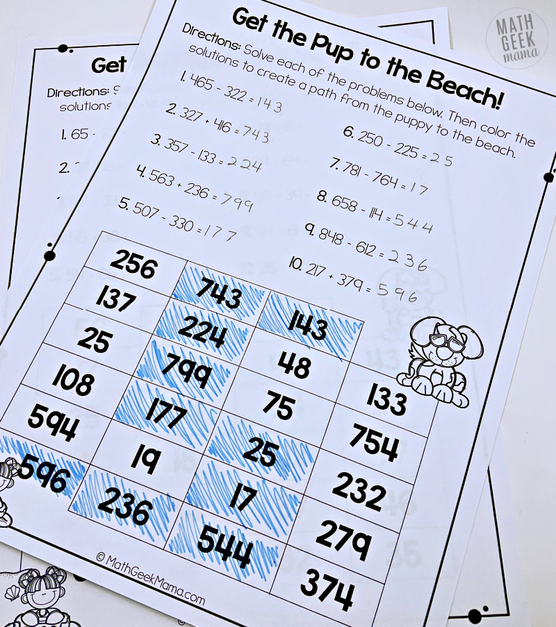 Summer Math For 4th Graders - 4Th Grade Summer Math Worksheets