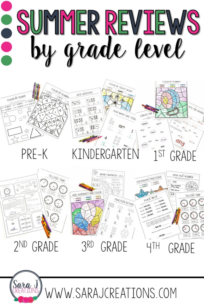 Summer Packet For 4th Grade - 4Th Grade Summer Review Worksheets